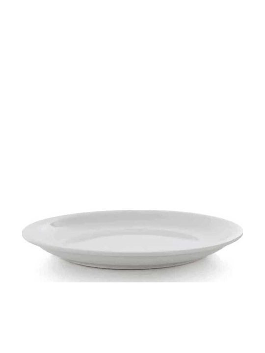 GTSA Plate Shallow made of Porcelain White with Diameter 26.5cm 6pcs