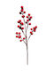 JK Home Decoration Χριστουγεννιάτικο Διακοσμητικό Κλαδί Μήκους 40εκ. Κόκκινο