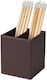 Vnc Exclusive New Leather Pencil Holder Brown