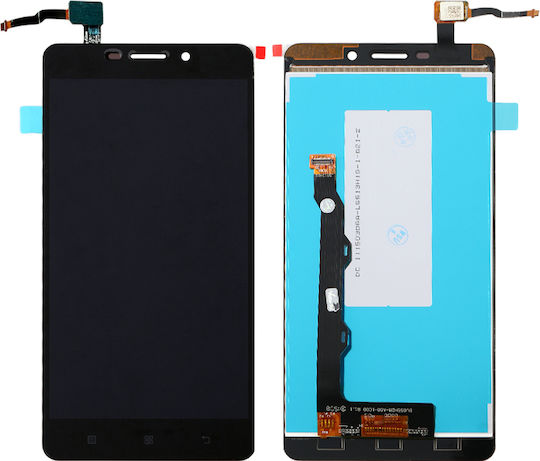 Screen with Touch Mechanism for LENOVO A7000 PLUS, KE NOTE (Black)