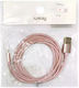 Usb Cable Sinsay *3611412 16121-27 Usb-a To Micro-usb 2 M Pink