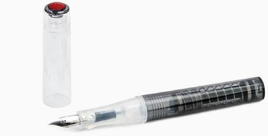 Twsbi Go Spring Load Mechanism Peniță de Caligrafie Broad cu Roșu Cerneală