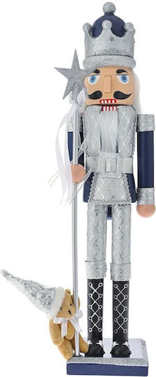 Iliadis Nutcracker de Crăciun Gri Înălțime 60cm.