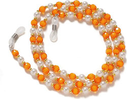 Hurtel A Chain Glasses Beads An Orange Pendant Color Beads Pattern 17 Hurtel A Chain Glasses Beads An Orange Pendant Color Beads Pattern 17