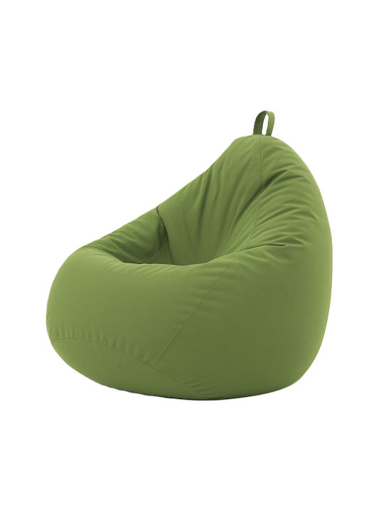 Bean Bag Chair Pear Waterproof Canvas Parrot Gr...