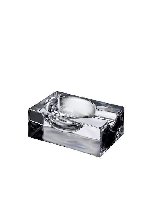 Τασάκι Πούρου Κρυσταλλίνης Fumo Nude 15x10x5,5εκ Nu25401 Διάφανο Υλικό Κρυσταλλίνη Nude Nu25401