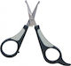 Trixie 2360 Pet Grooming Scissors Black Grey Stainless Steel Ambidextrous Universal