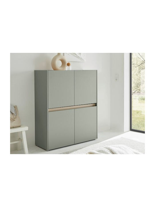 Μπουφές Elbsori 111 Oak, Green 100x40x122cm