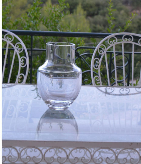 Lampiris Interiors Glass Transparent Vase 10xH25cm