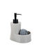 Ankor Dispenser Kitchen Plastic with Sponge Holder Black
