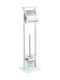 Wenko Wenko Glass Bathroom Accessory Set Silver