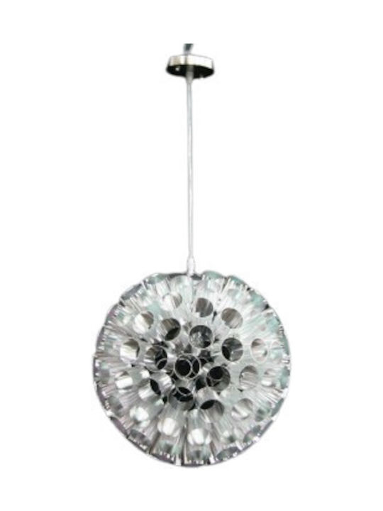 Epiplo-Fos Pendant Light Silver with Socket E27
