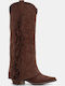 Leather Cowboy Boots Brown