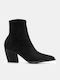 Leather Women's Cowboy Boots Black
