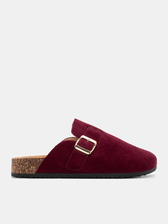 Winter Women's Slippers Burgundy