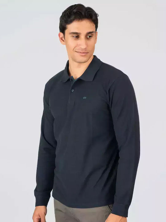 Double Polo Μπλούζα Κοντομάνικη Navy