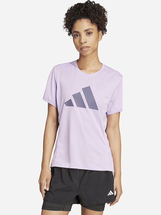 adidas Run It Damen T-Shirt Flieder JM5761 Skroutz Germany - Main Image