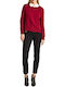 Women's Sweater Cotton Burgundy
