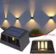 Wall Mounted Solar Light 0.9W 300lm with Photocell IP66
