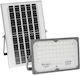 GloboStar Waterproof Solar LED Floodlight 100W Cold White 6000K with Remote Control IP65