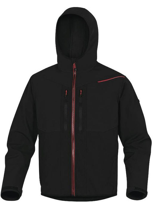 Arbeitsjacken Für Winter Schwarz Rot Softshell Horten2 Light Delta Plus