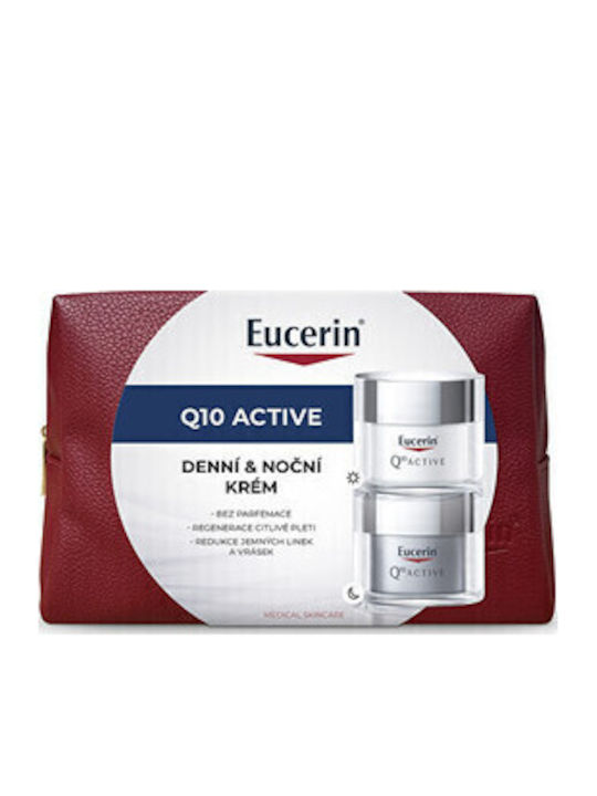 Eucerin Q10 Active Комплект за грижа за кожата за Против стареене 3бр