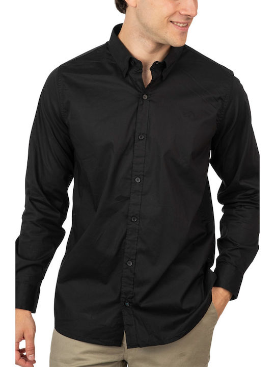 Rebase Langärmlig Hemd Black