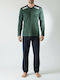 Rimoli Men's Winter Pajamas Set Green