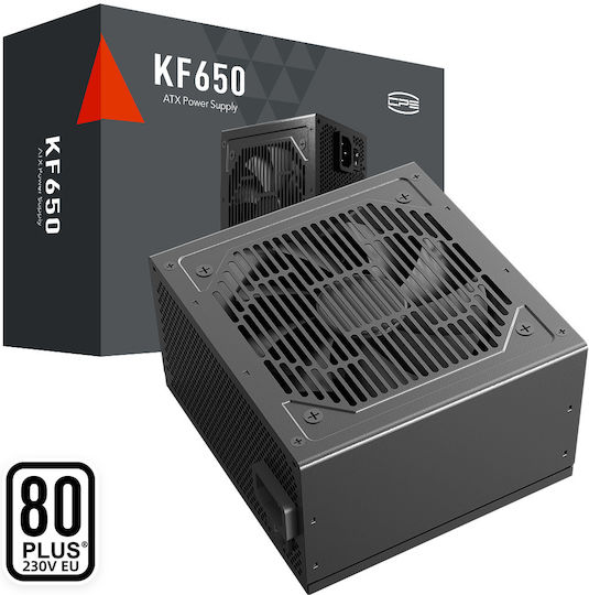 PCCOOLER KF650 650W Schwarz Computer-Netzteil Voll verkabelt
