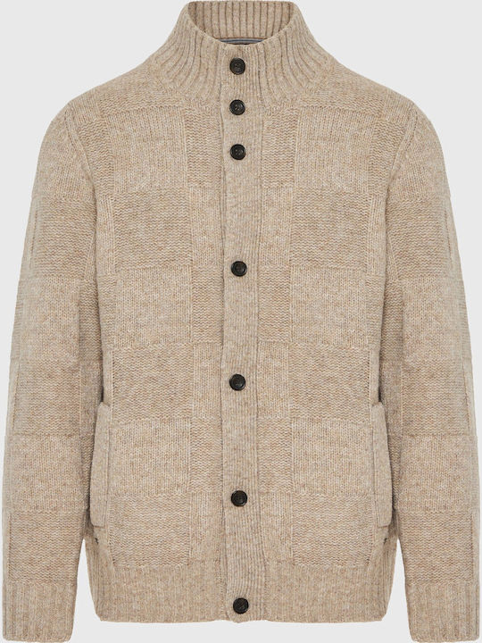 Funky Buddha Men's Knitted Cardigan Gray