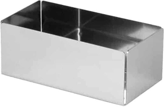 Inox 18/10 Sugar Case 9x5x5cm 910 2 Pieces