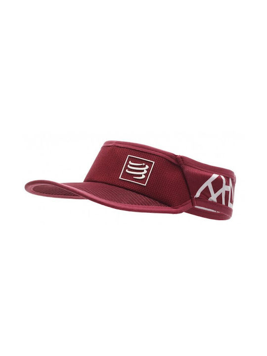 Compressport Ultralight Spider Visorkappe Burgundisch