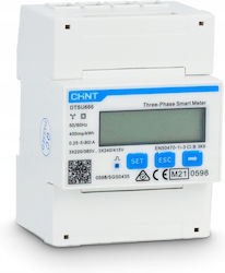 Chint Dtsu666 Modbus Mid Contor Bidirecțional 3f 3x230/400v 5 80a Rs485 Chint Dtsu666 Modbus Mid Contor Bidirecțional 3f 3x230/400v 5 80a Rs485