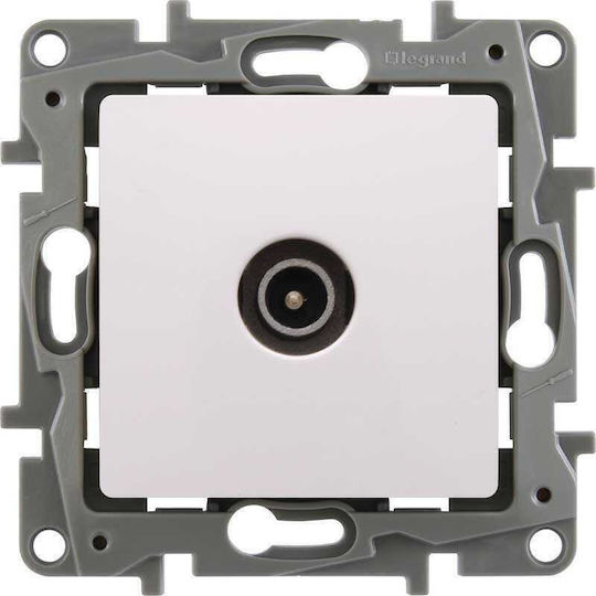 Legrand 767123 Salbei TV Aerial Flush Socket White With Frame 86x86x10mm Copy Salbei TV Aerial Flush Socket White With Frame 86x86x10mm Copy