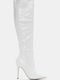Over the Knee Women's Boots White