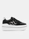 Γυναικεία Flatforms Sneakers Μαύρο