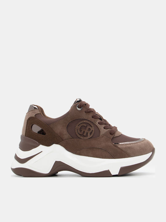 Luigi Flatforms Sneakers Dark Brown