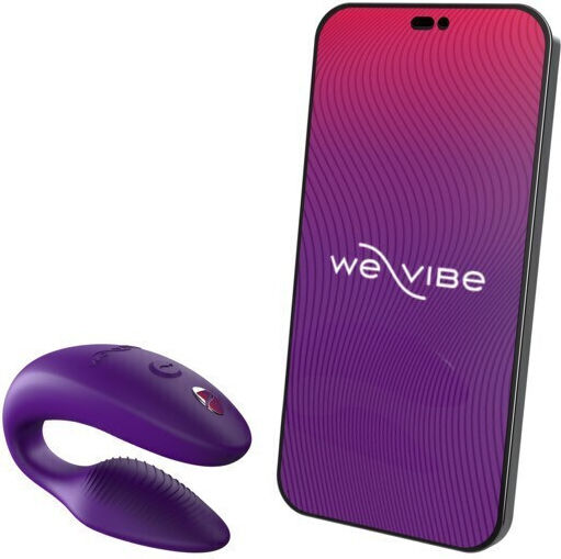 We-Vibe Sync 2 Mini Δονητής G-Spot με Απομακρυσμένο Έλεγχο 7.8cm Μωβ