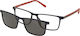 Solano Cl 90214d Herren Brillengestell Polarisiert Clip-On Kunststoff Schwarz 55 Mm