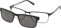Rame ochelari pentru bărbați Solano Cl 10172d Prindere metalică cu Culoare Albastru 56 mm Rame ochelari pentru bărbați Solano Cl 10172d Prindere metalică cu Culoare Albastru 56 mm