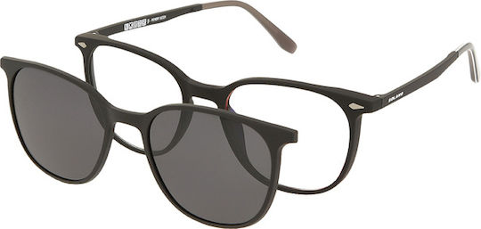 Solano Cl 90185h Damen Brillengestelle Polarisiert Clip-On Kunststoff Schwarz 52 Mm
