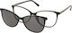 Solano Cl 90190e Women's Eyeglasses Polarized Clip-on Plastic Black 54 Mm