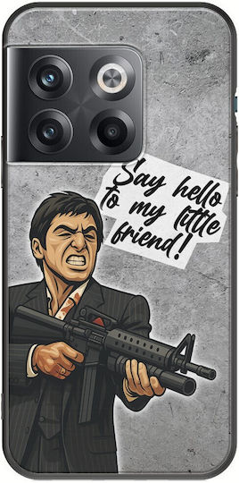 Epic Quotes Say Hello Oneplus 10t 5g Black Tpu Μαύρη Σιλικόνη