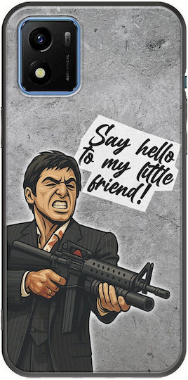 Epic Quotes Say Hello Vivo Y01 Black TPU Husa Silicon Neagră