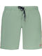 Men's Swimwear Shorts Green with Patterns
