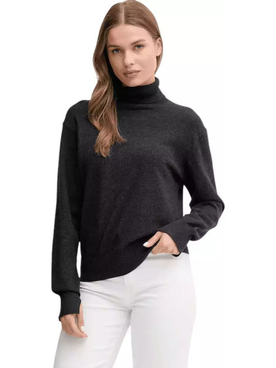Pepe Jeans Women's Sweater Cotton Turtleneck Black