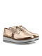 Δερμάτινα Γυναικεία Oxfords σε Ροζ Χρώμα