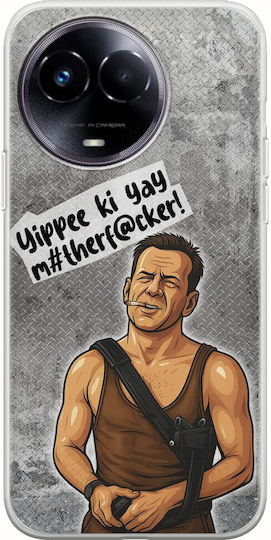 Epic Quotes Yippee Ki Yay Realme 11 5G Husa Flexibilă TPU Silicon Transparent