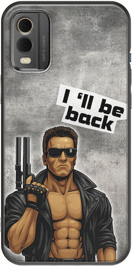 Epic Quotes I'll Be Back Nokia C32 Negru TPU Siliconă