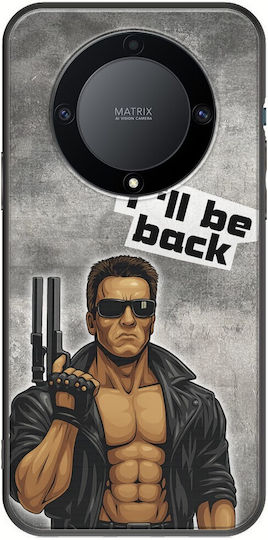 Epic Quotes I 'll Be Back Honor Magic 5 Lite 5g Black Tpu Μαύρη Σιλικόνη